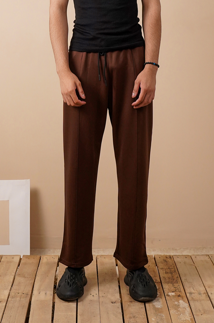 Straight Fit Essential Pleated Trouser