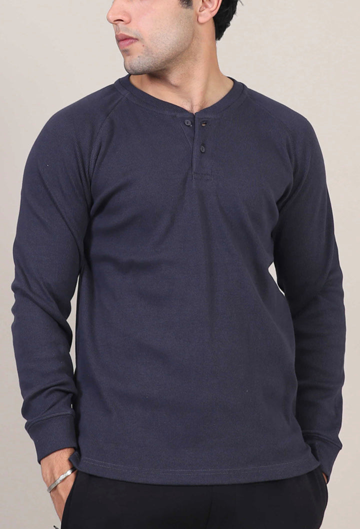 Ribbed Henley
