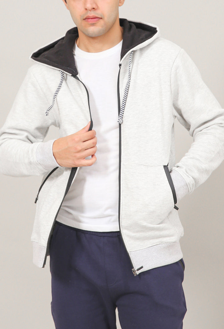Zipper Fleece Hoodie
