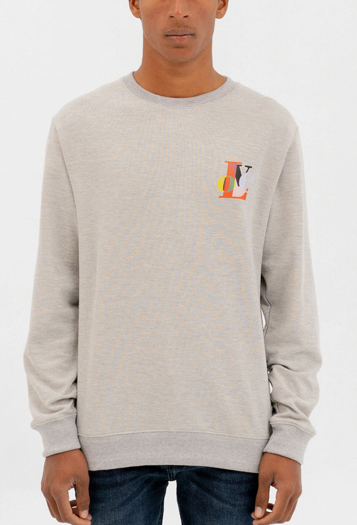 Printed Terry Sweatshirt