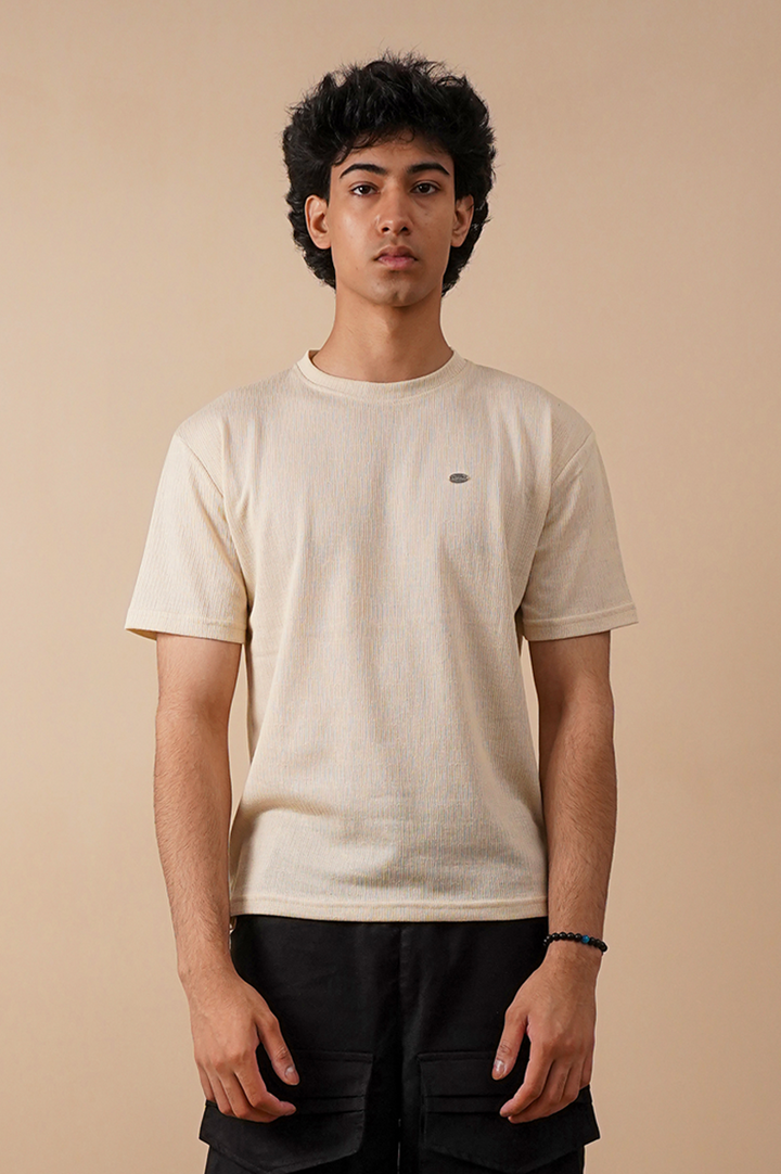 Textured Relax Fit T-Shirt