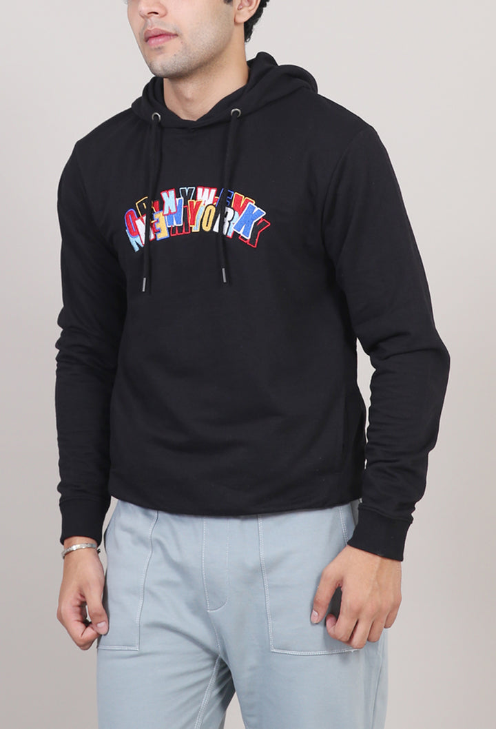 Embroided Pullover Hoodie