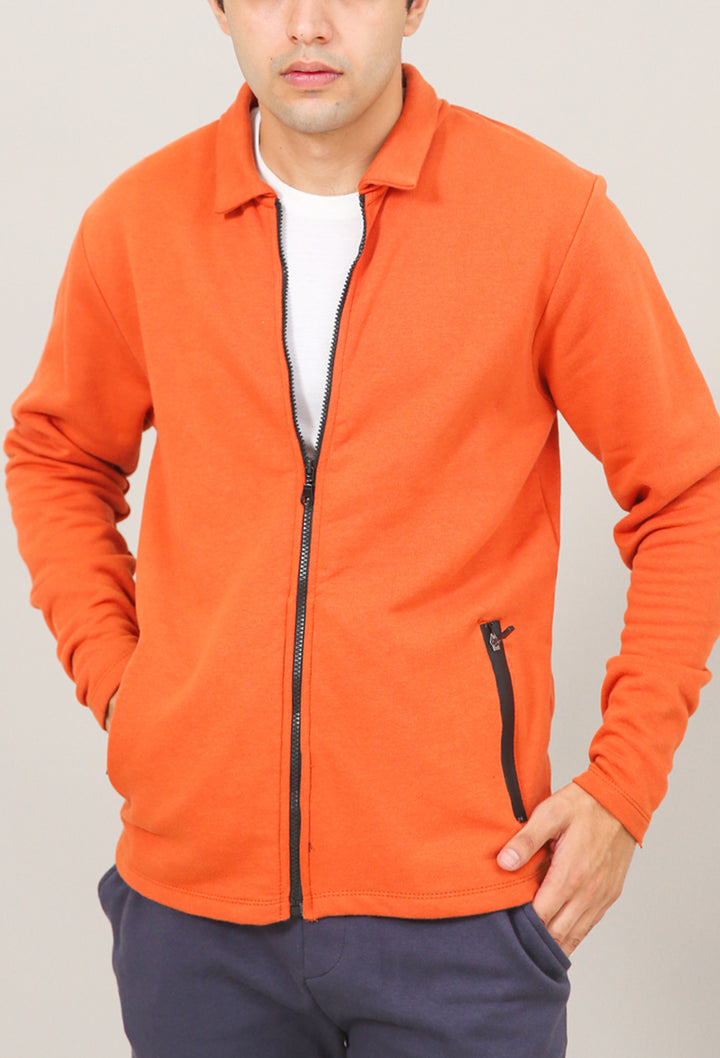 Collar Poppy Orange Fleece Upper