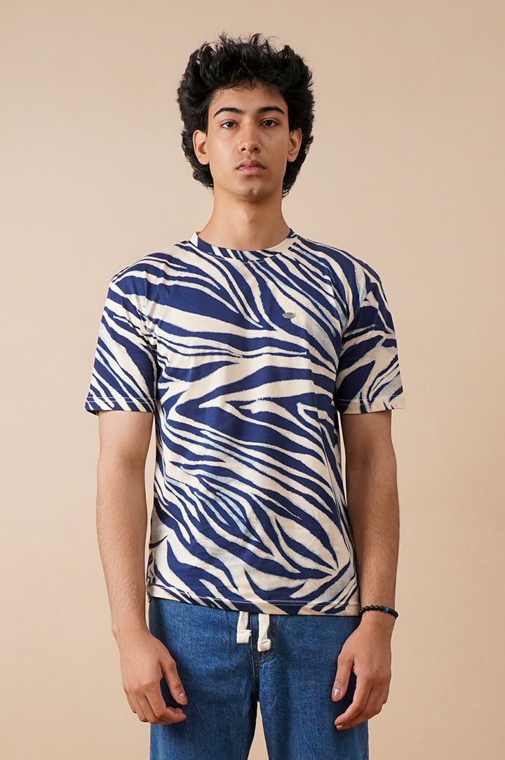 Abstract Print Relax Fit T-Shirt