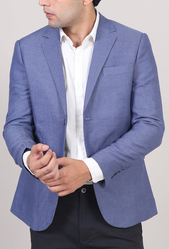 Self-Textured Everyday Wear Blazer