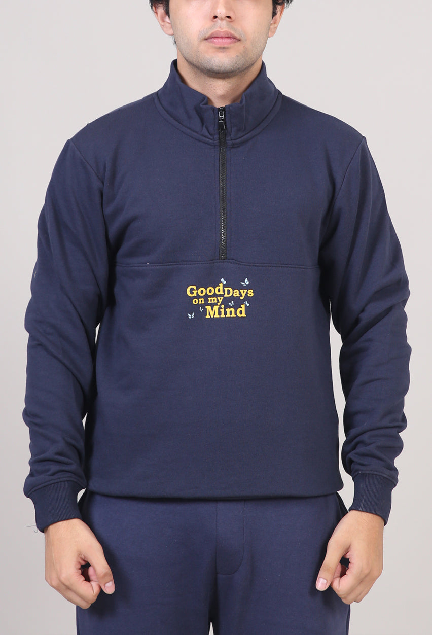 Quarter Zip Mock Neck