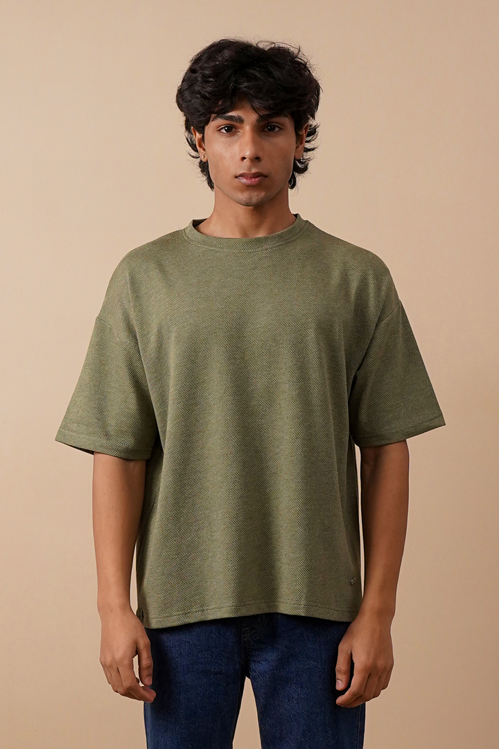 Premium Textured Oversized T-Shirt
