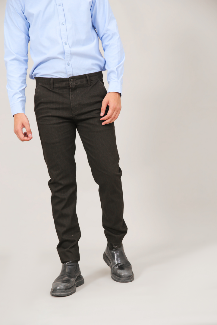 Textured Cotton Chinos