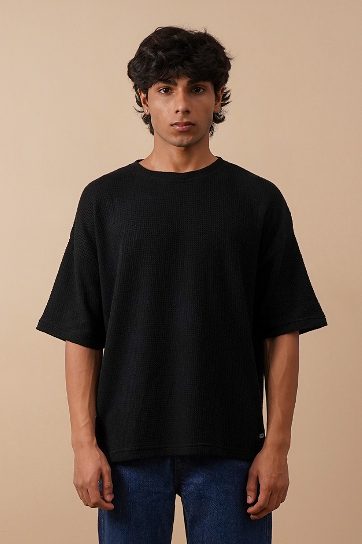 Premium Textured Oversized T-Shirt