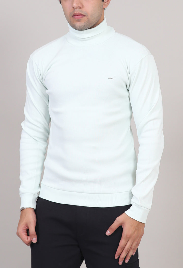 Ribbed Turtle-Neck