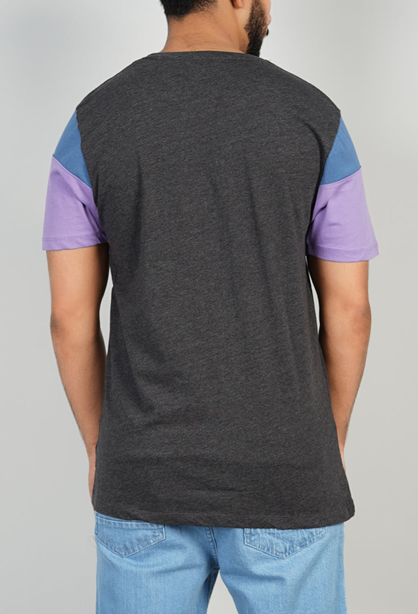 Charcoal Multi-Tone ‘HYPE’ Tee
