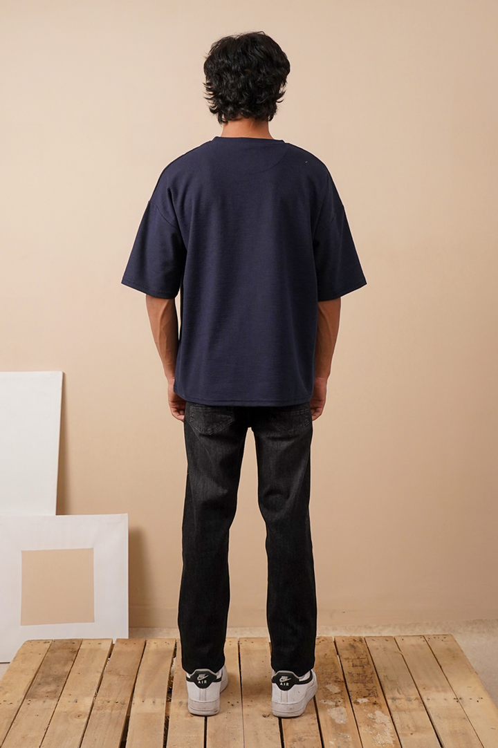 Premium Textured Oversized T-Shirt