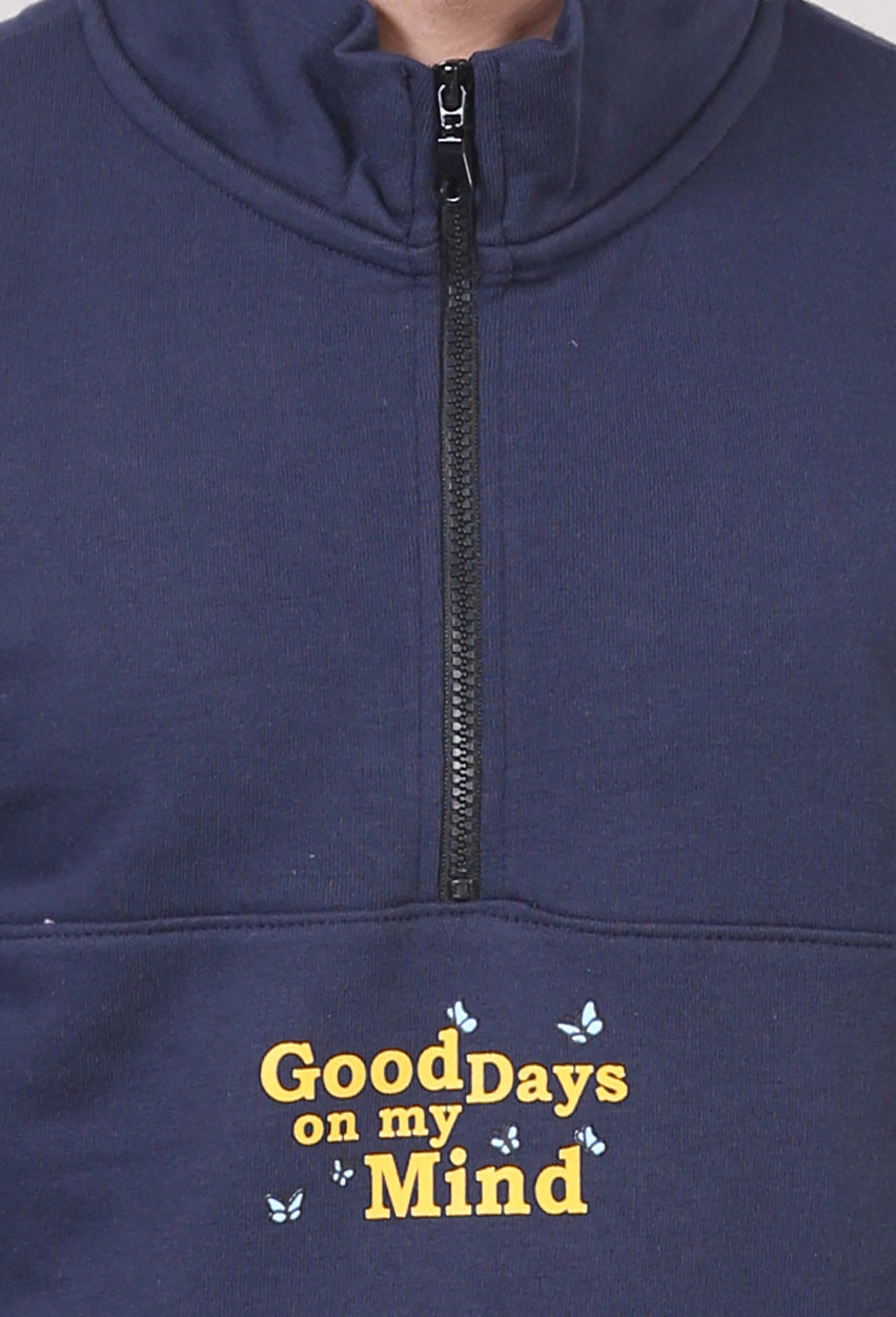 Quarter Zip Mock Neck