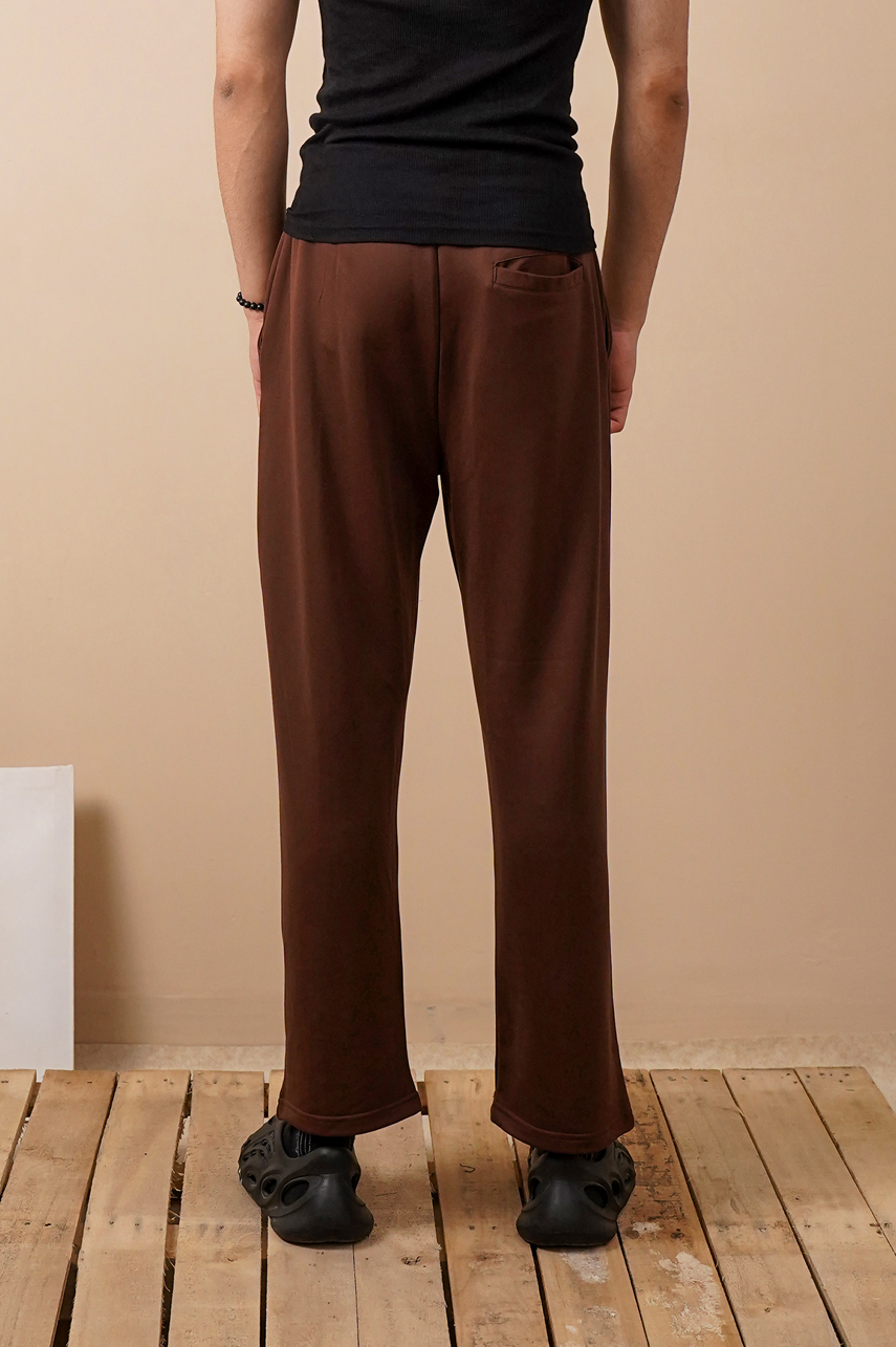 Straight Fit Essential Pleated Trouser