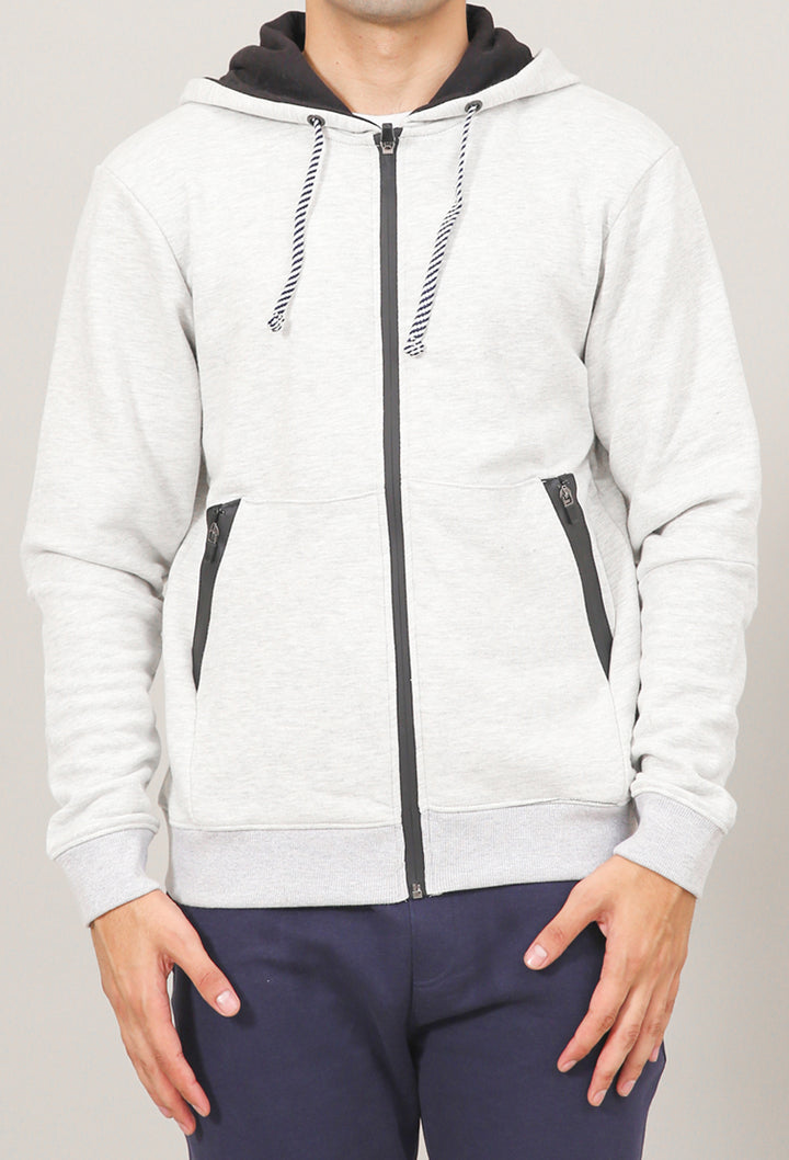 Zipper Fleece Hoodie