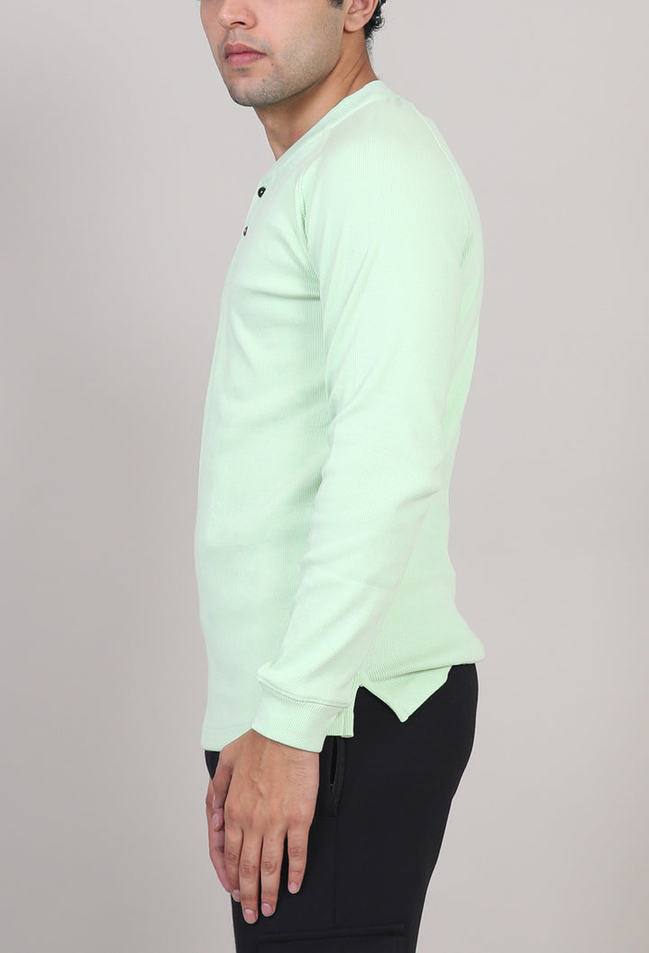 Ribbed Henley