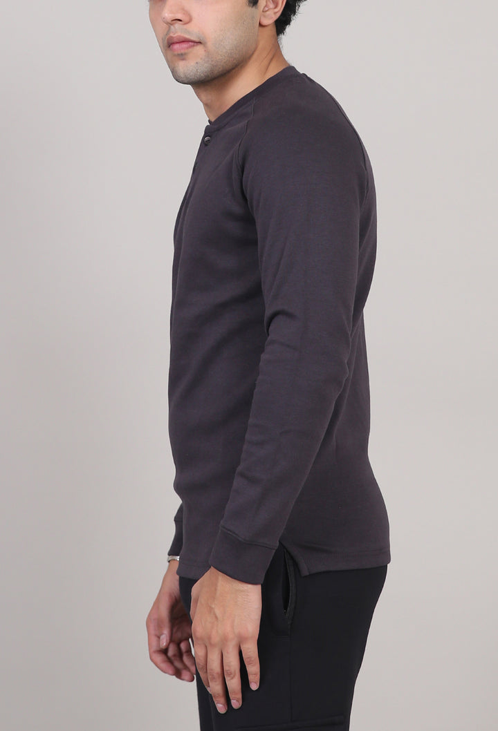 Ribbed Henley