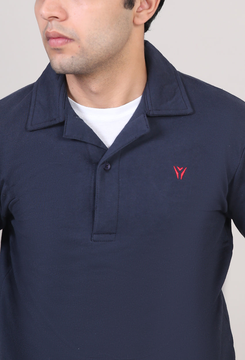 LongSleeves Cuban Collar Polo