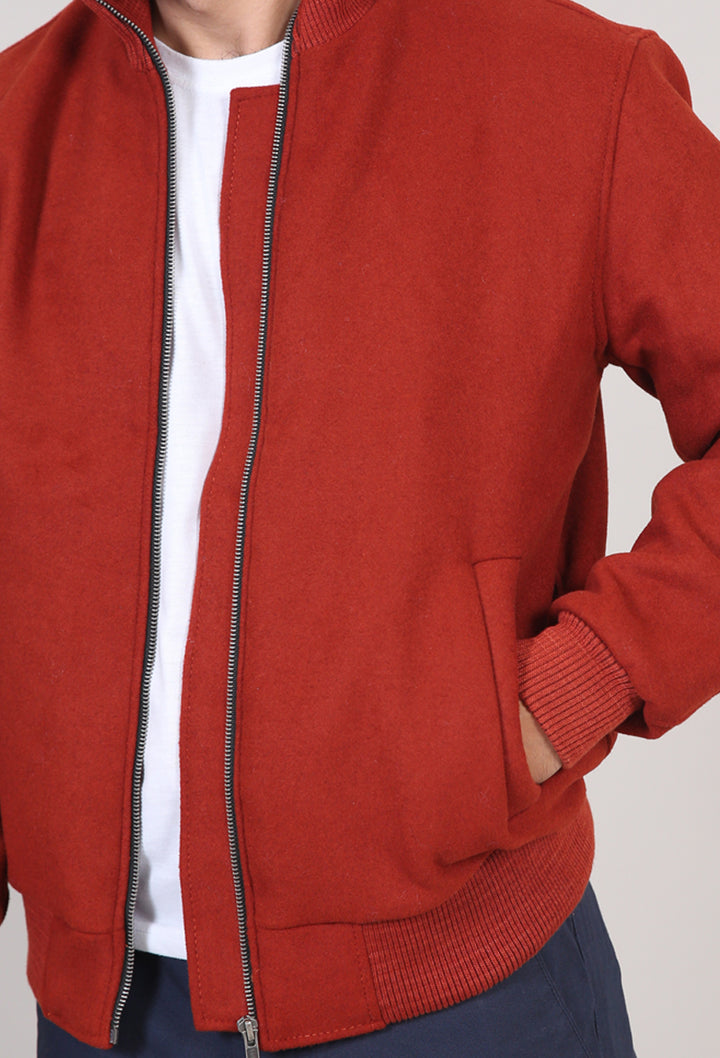 Heavy Weight Wool Bomber Jacket