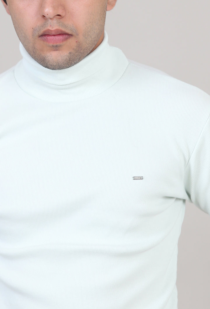 Ribbed Turtle-Neck