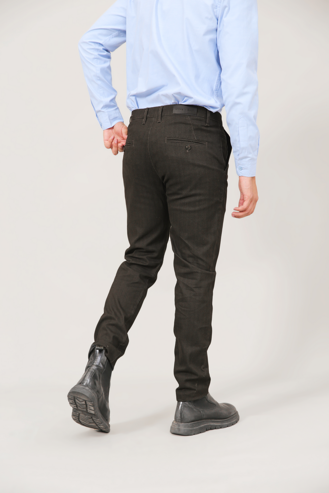 Textured Cotton Chinos