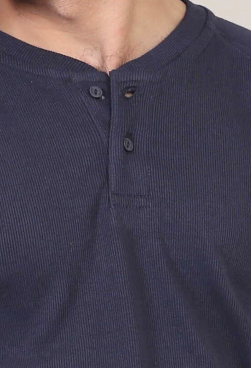 Ribbed Henley