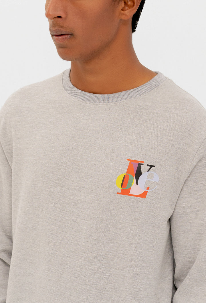 Printed Terry Sweatshirt