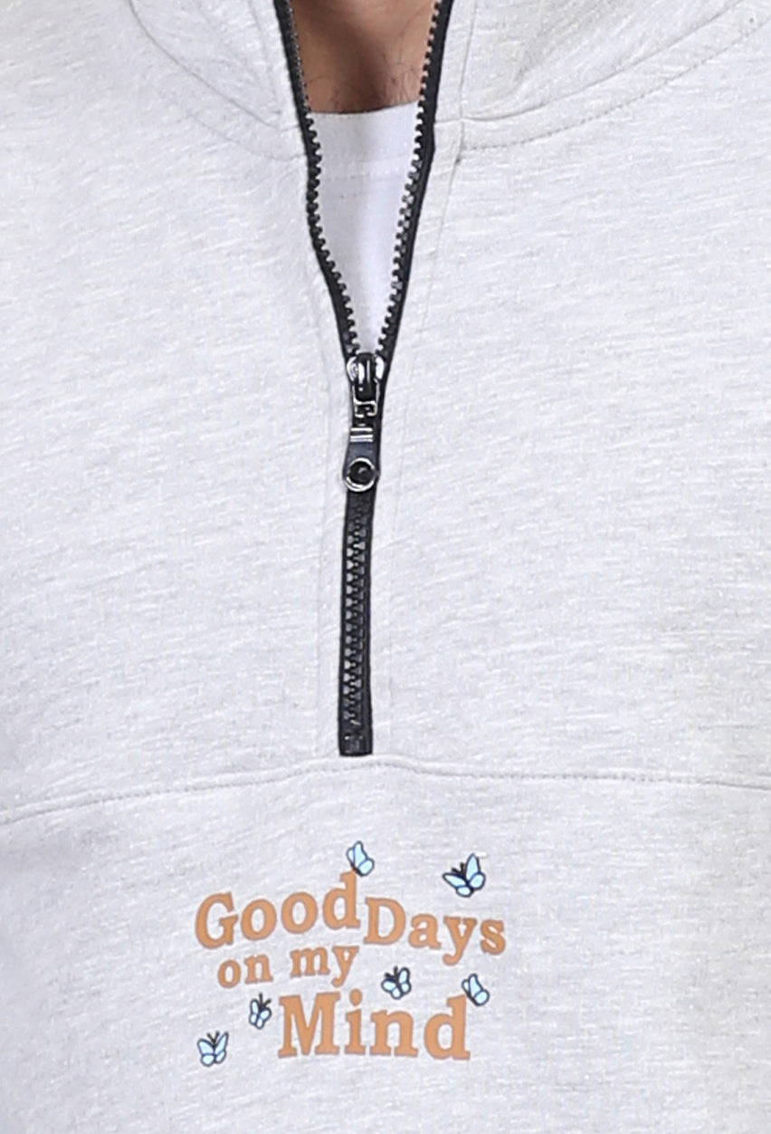 Quarter Zip Mock Neck