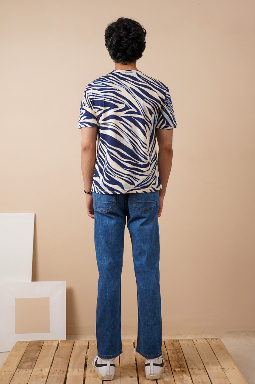 Abstract Print Relax Fit T-Shirt