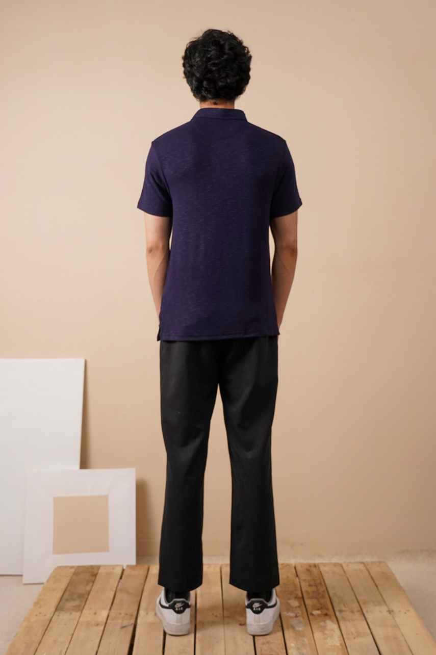 Textured Regular Fit Polo