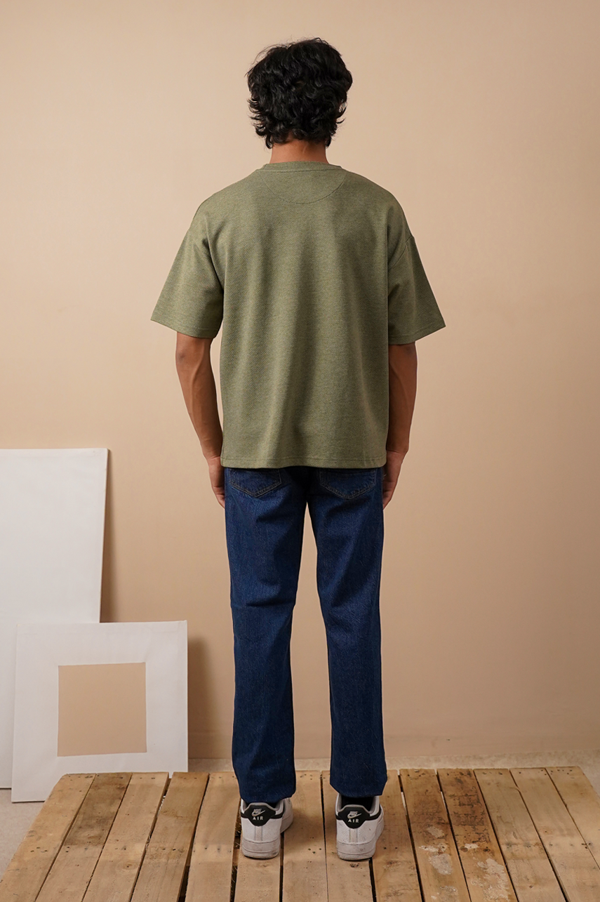 Premium Textured Oversized T-Shirt