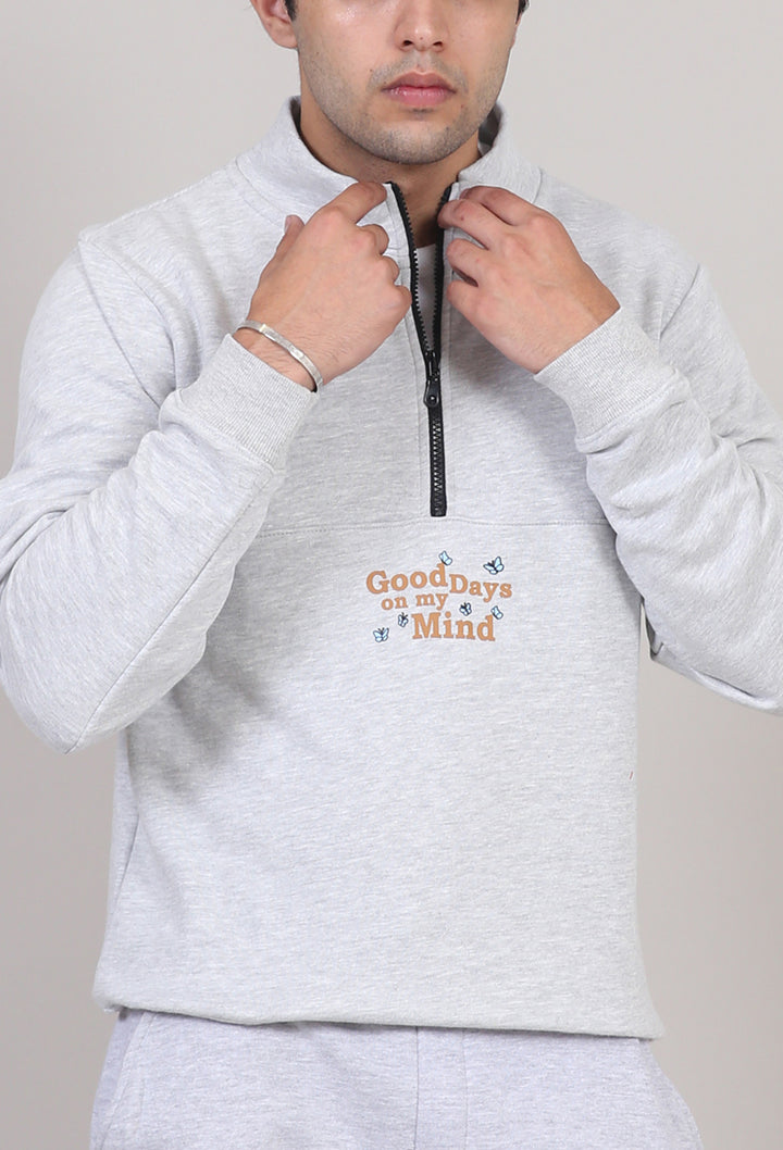Quarter Zip Mock Neck
