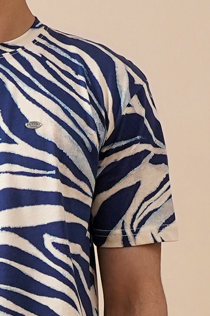 Abstract Print Relax Fit T-Shirt