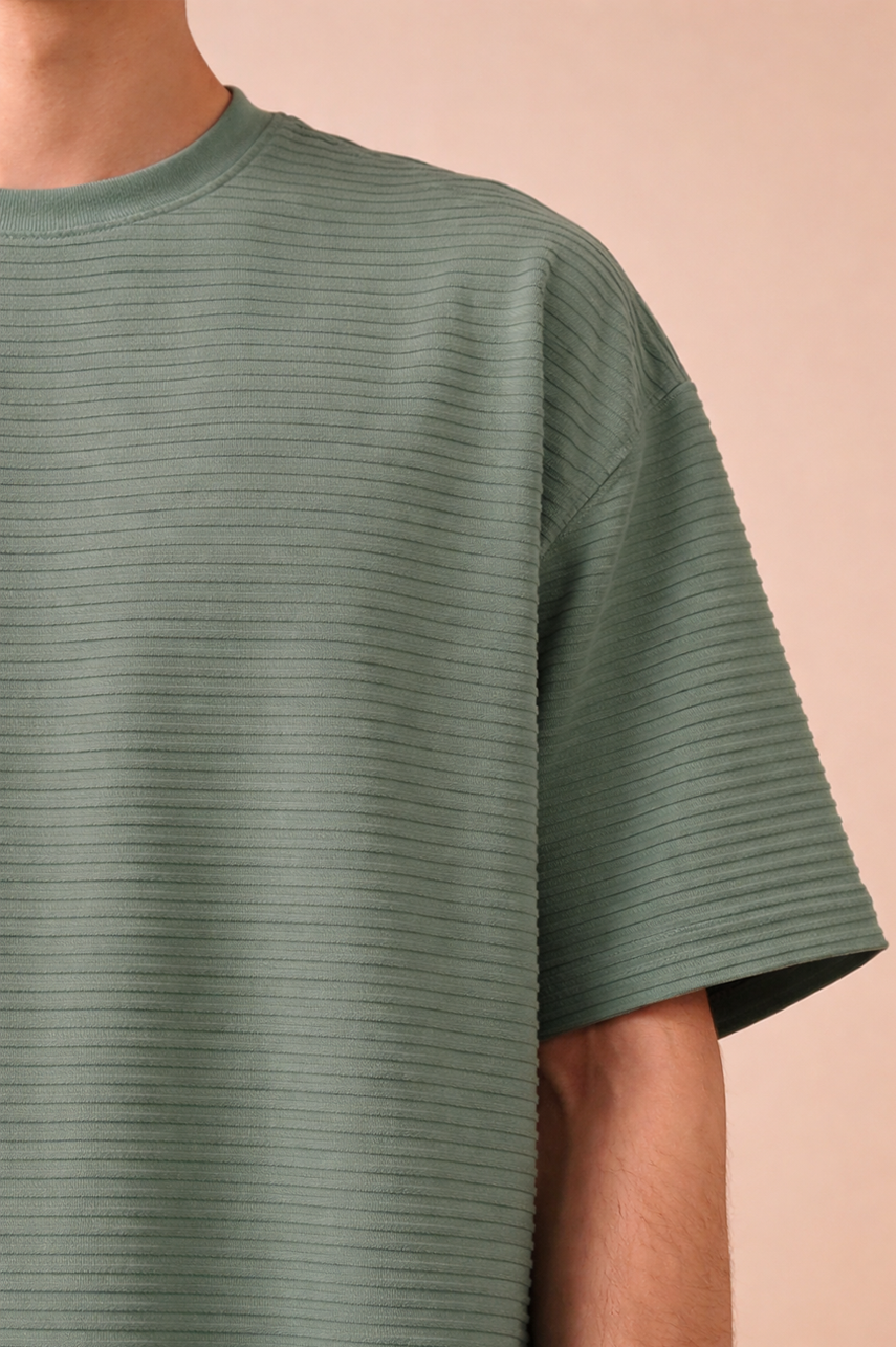 Premium Textured Oversized T-Shirt