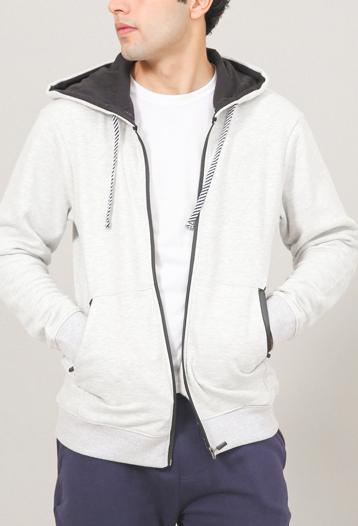 Zipper Fleece Hoodie