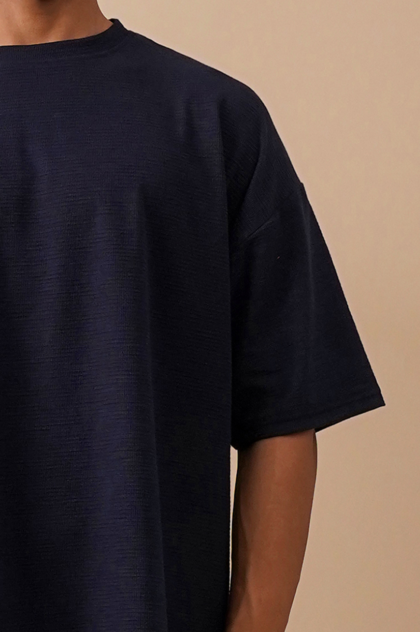 Premium Textured Oversized T-Shirt