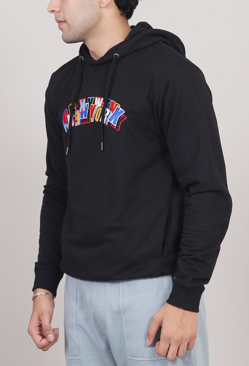 Embroided Pullover Hoodie