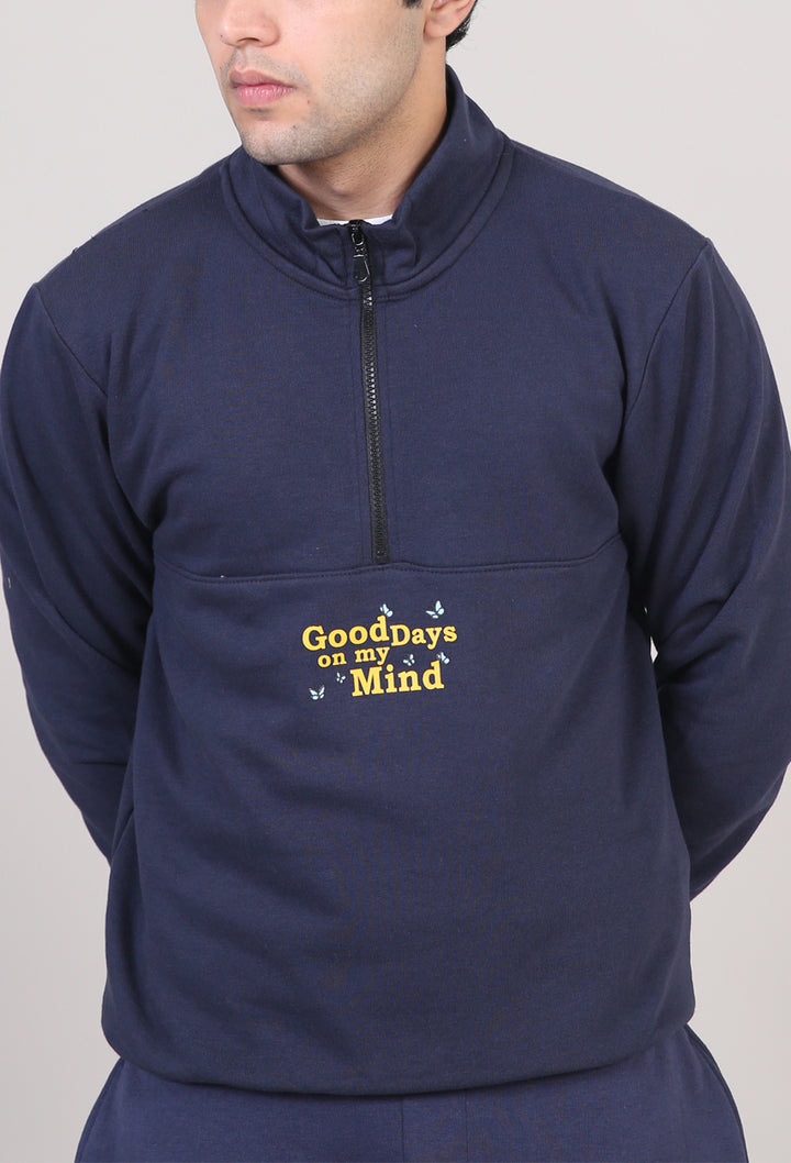 Quarter Zip Mock Neck