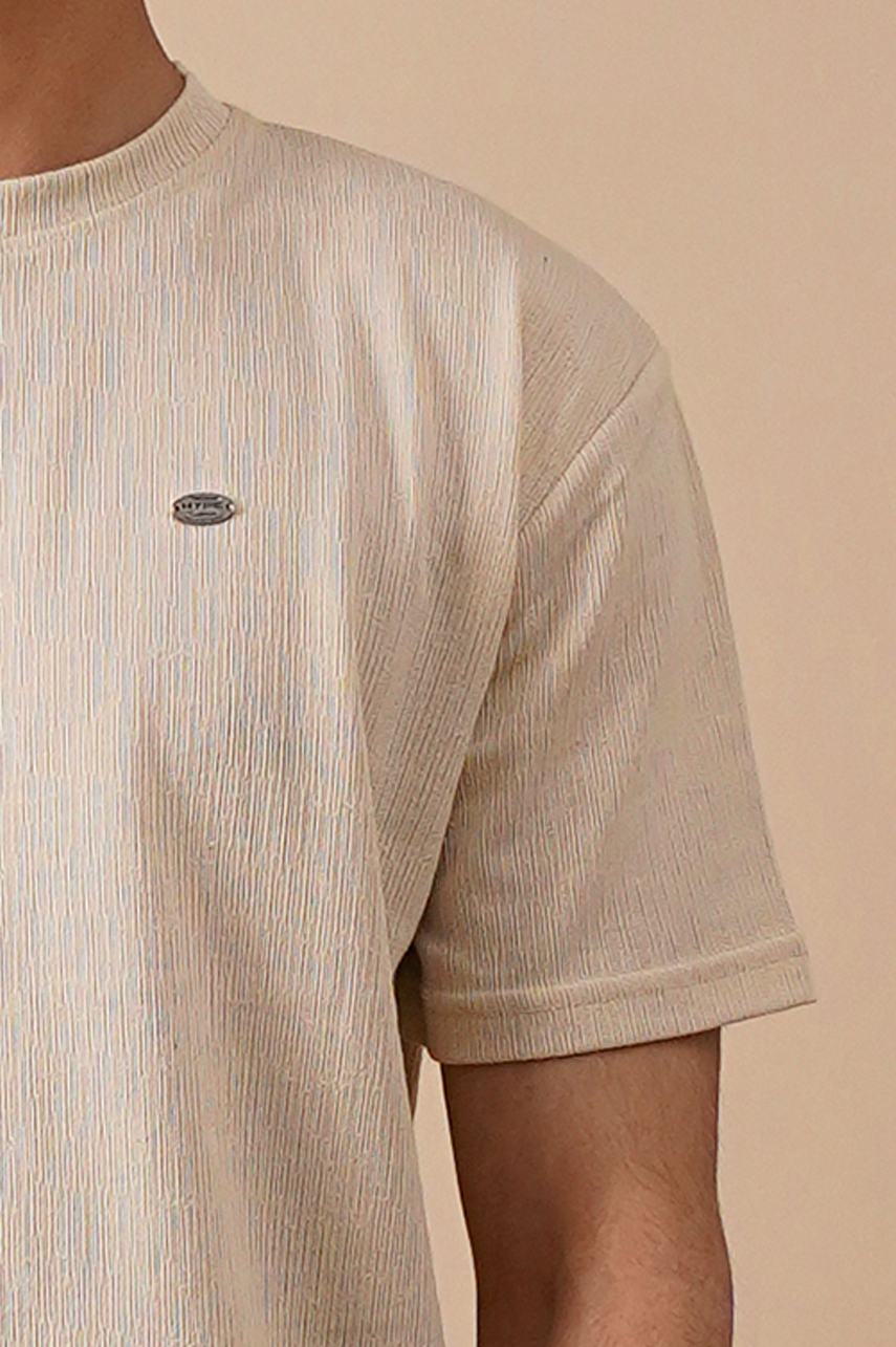 Textured Relax Fit T-Shirt