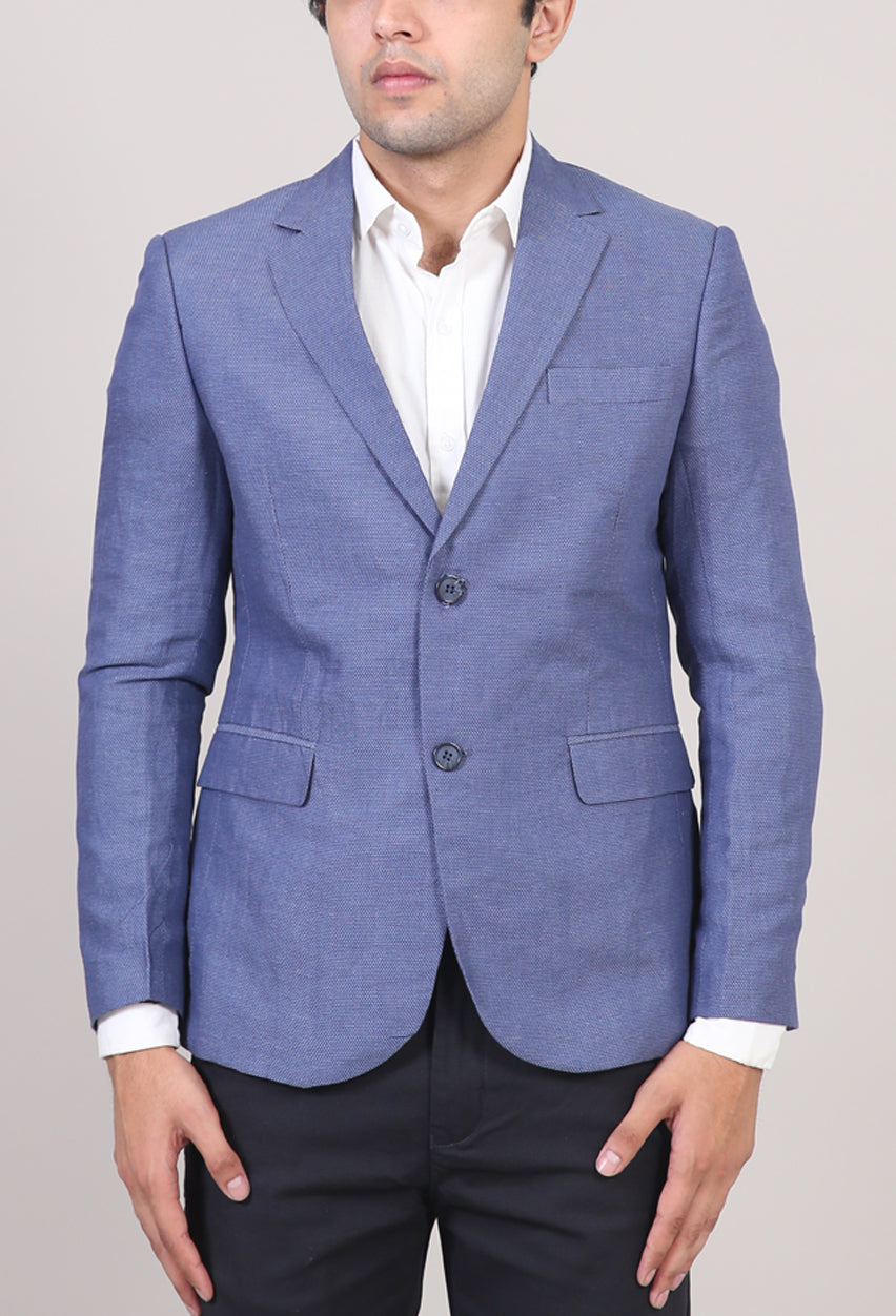 Self-Textured Everyday Wear Blazer