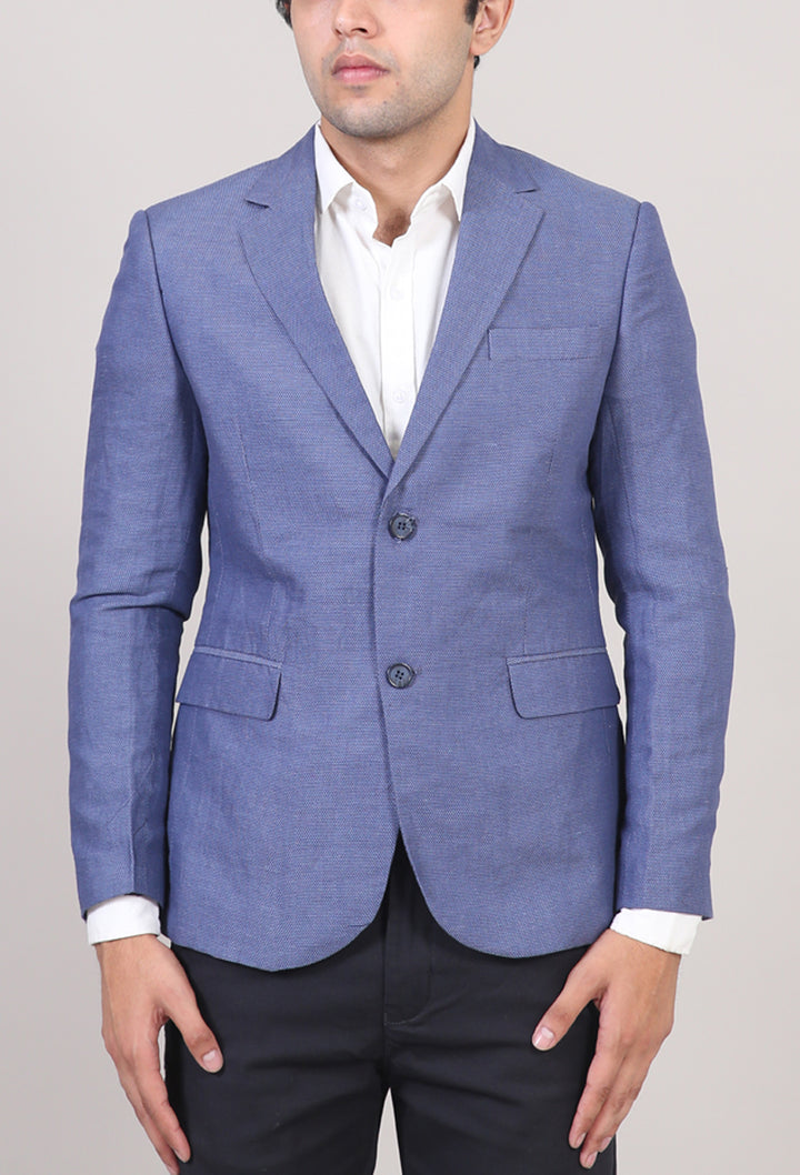 Self-Textured Everyday Wear Blazer