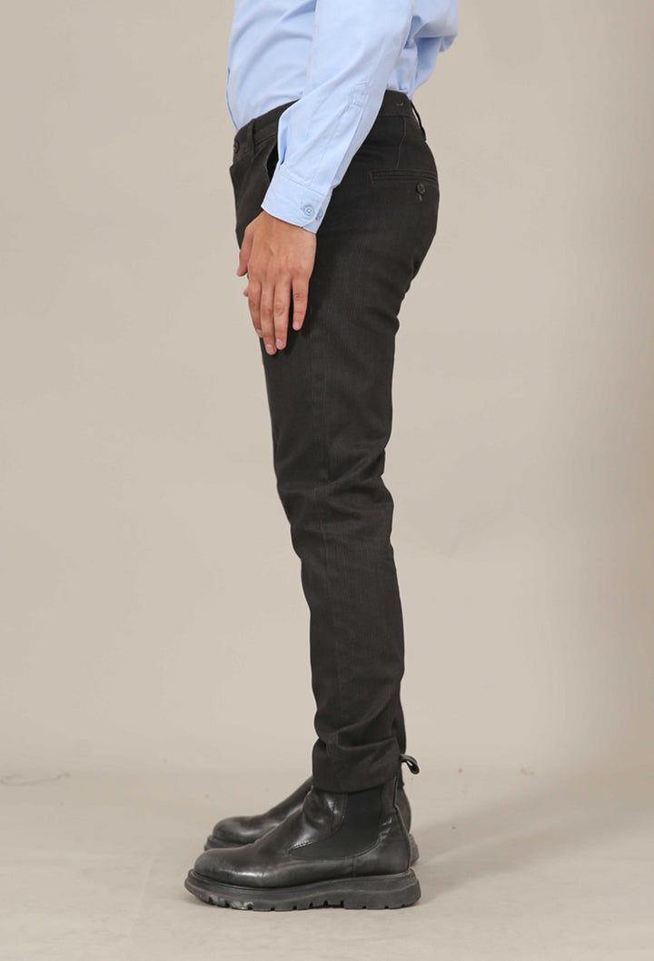 Self Textured Cotton Chinos