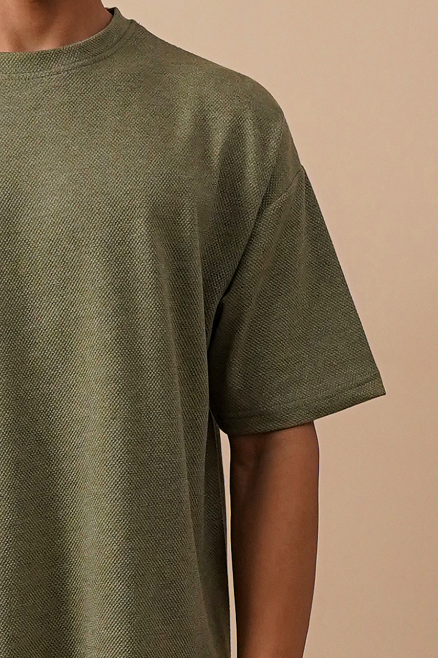 Premium Textured Oversized T-Shirt