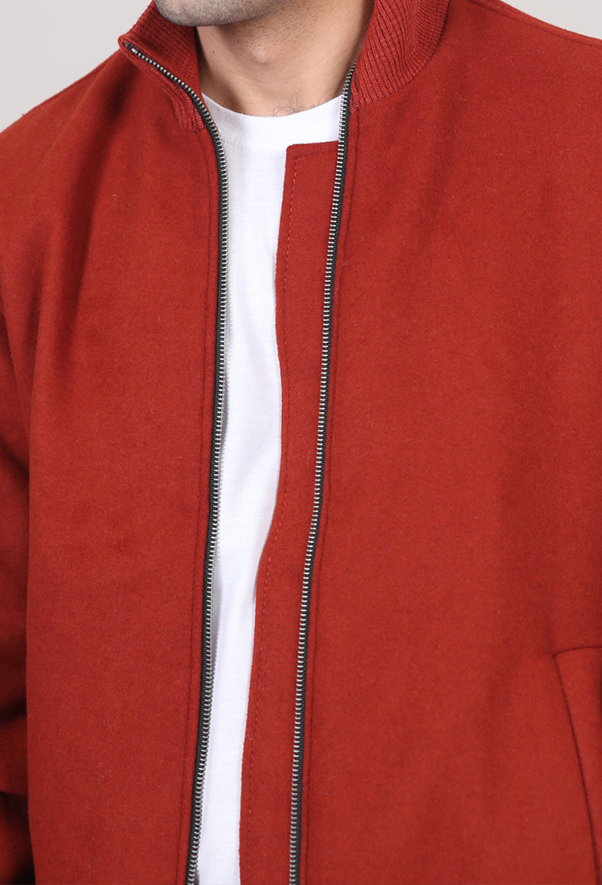 Heavy Weight Wool Bomber Jacket