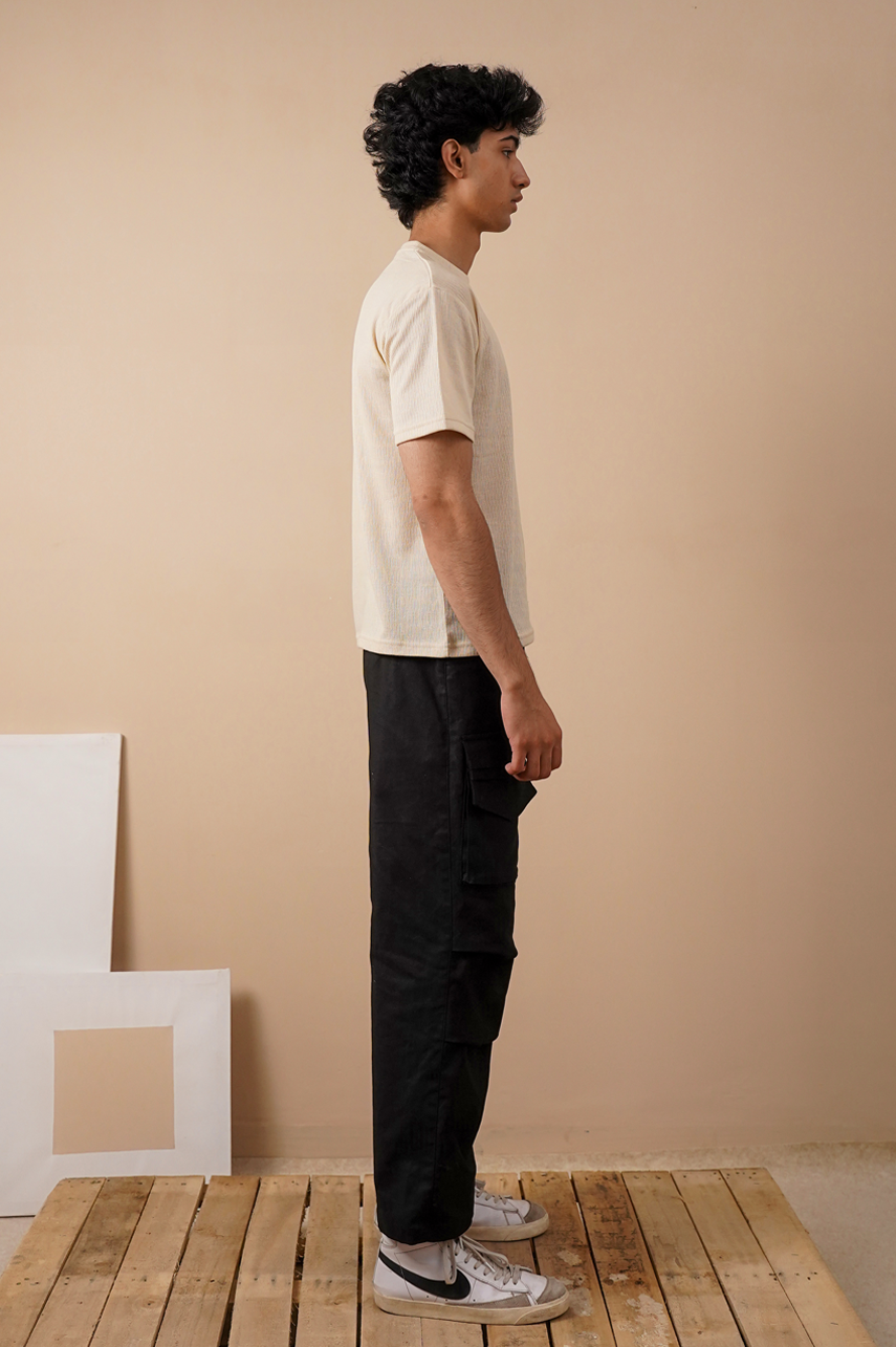 Textured Relax Fit T-Shirt