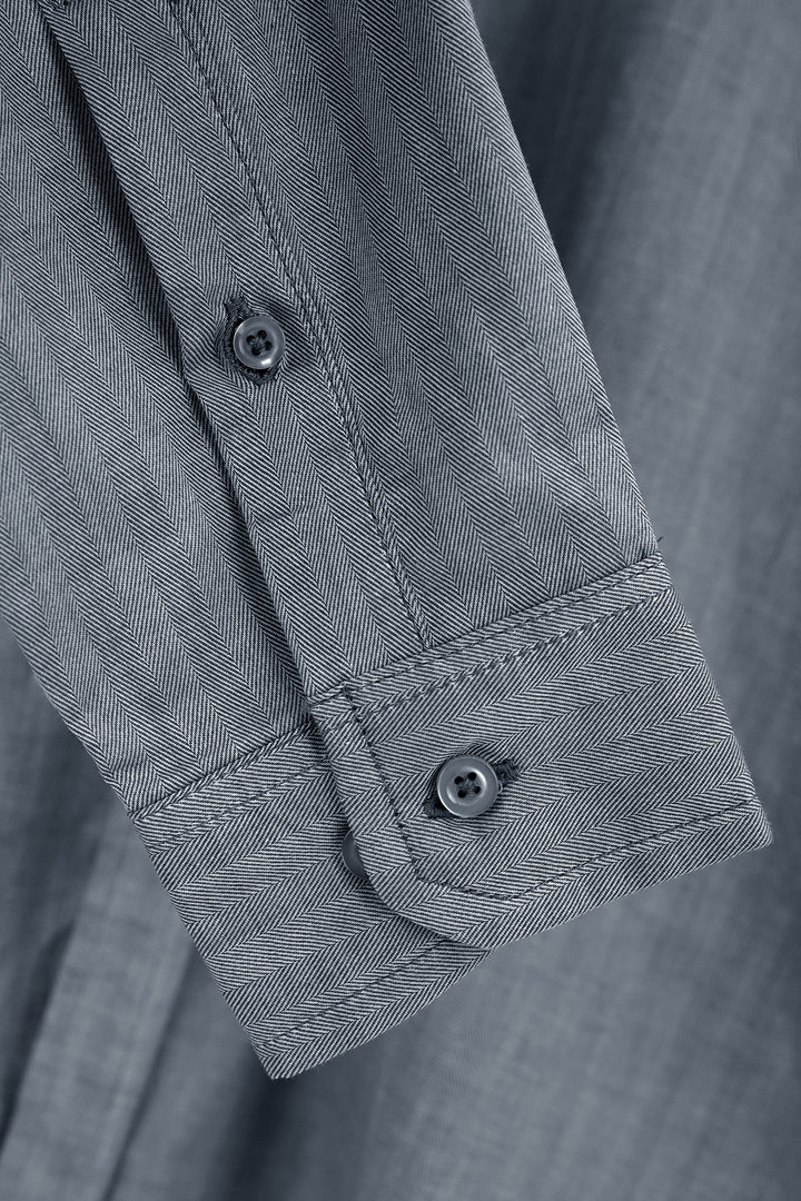 Daily Wear Linen Logo Embroidered Shirt