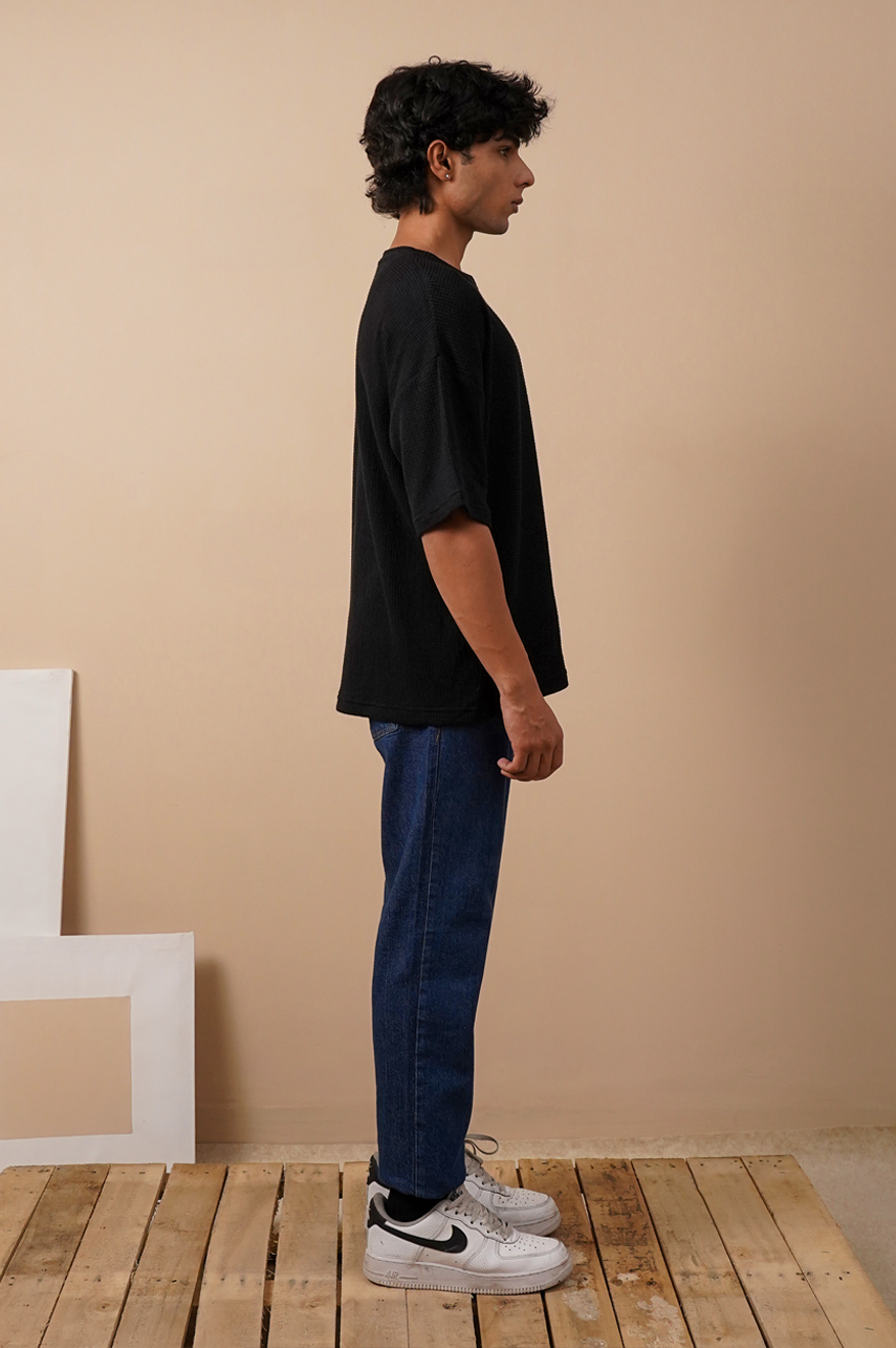 Premium Textured Oversized T-Shirt