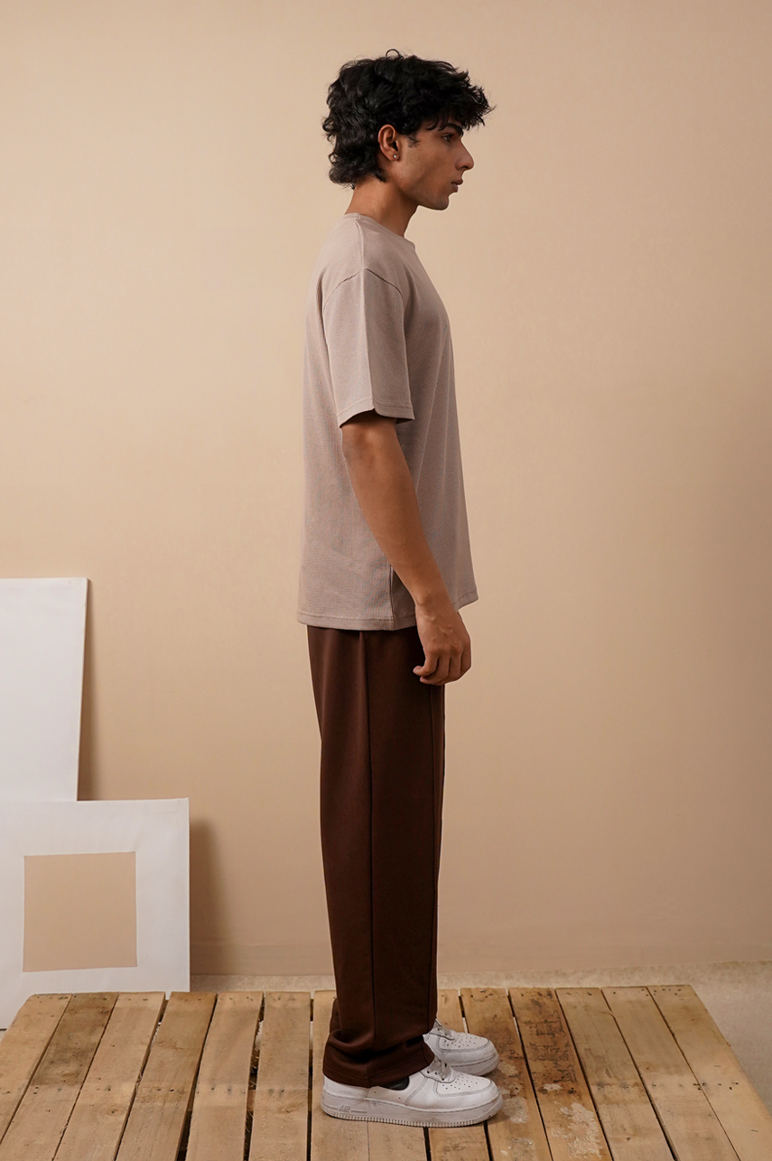 Premium Ribbed Relaxed Fit T-Shirt