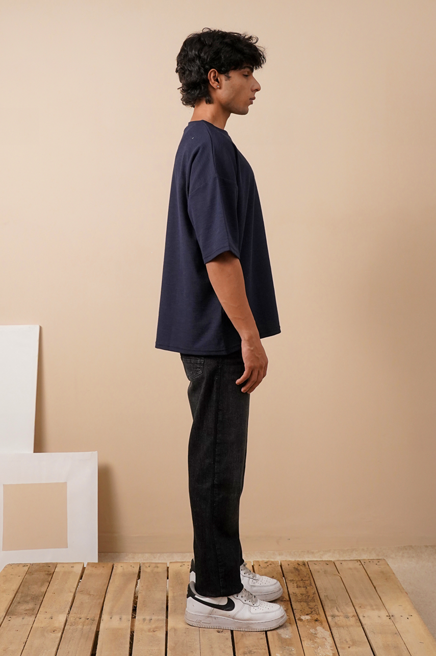 Premium Textured Oversized T-Shirt