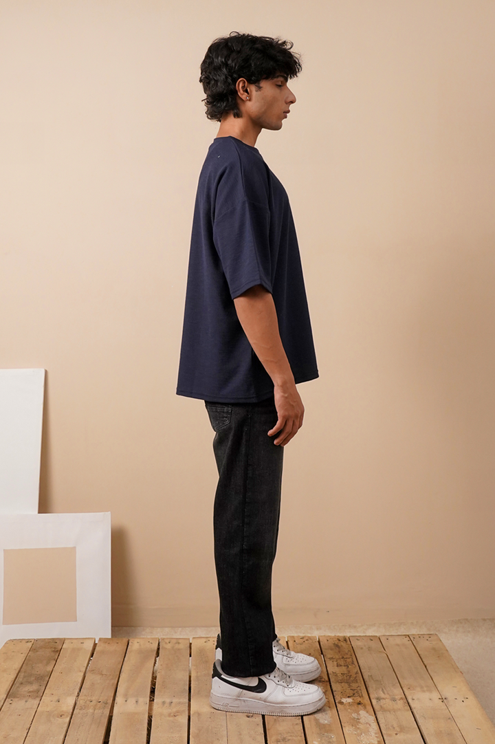 Premium Textured Oversized T-Shirt